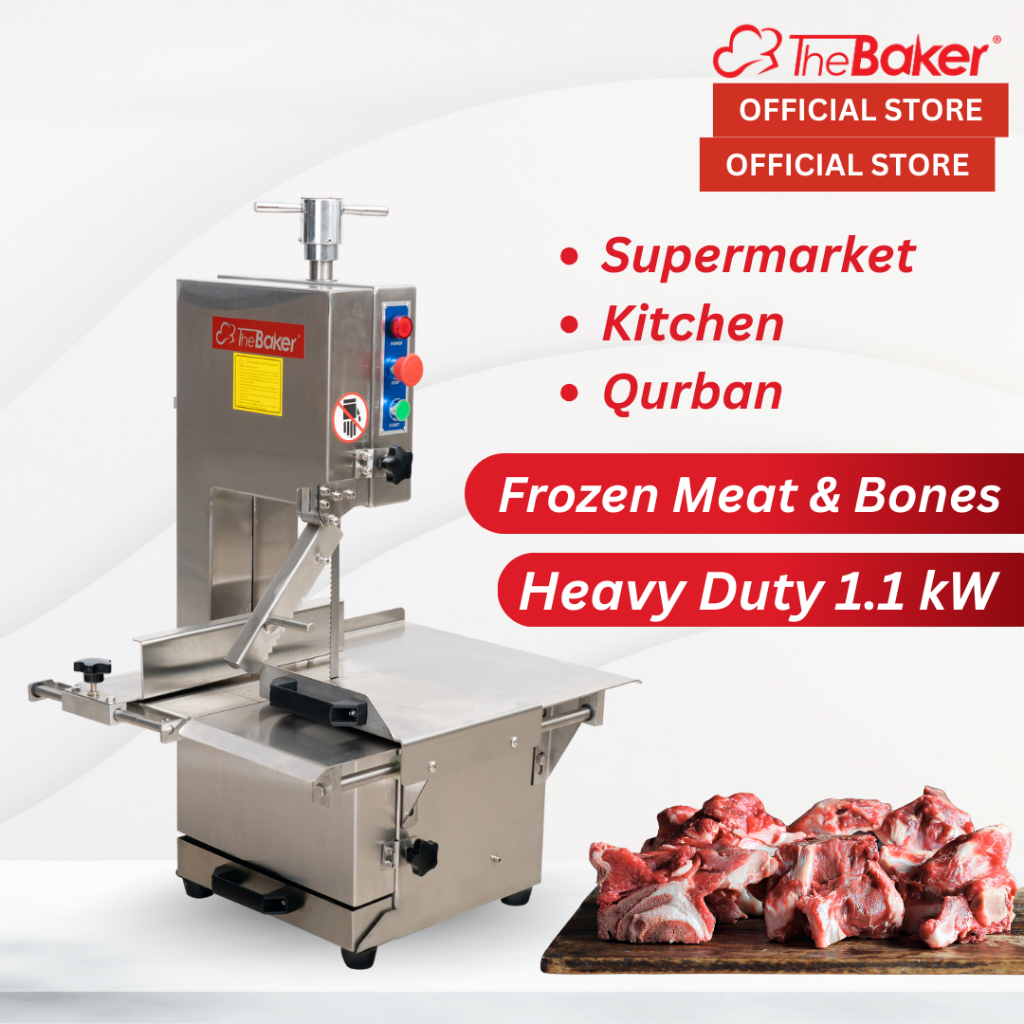 The Baker Bone Saw Machine JG210SS-M | Mesin Potong Tulang & Daging Beku | Commercial Meat & Bone Cutter