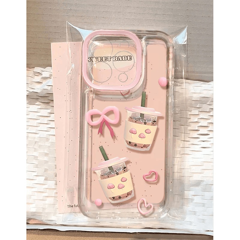 Trendy brand cartoon Case For iPhone 16 15 14 13 12 11 Pro Max XR X XS Max 7 8 11 12 13 Pro 14 15 Plus Pro 2025