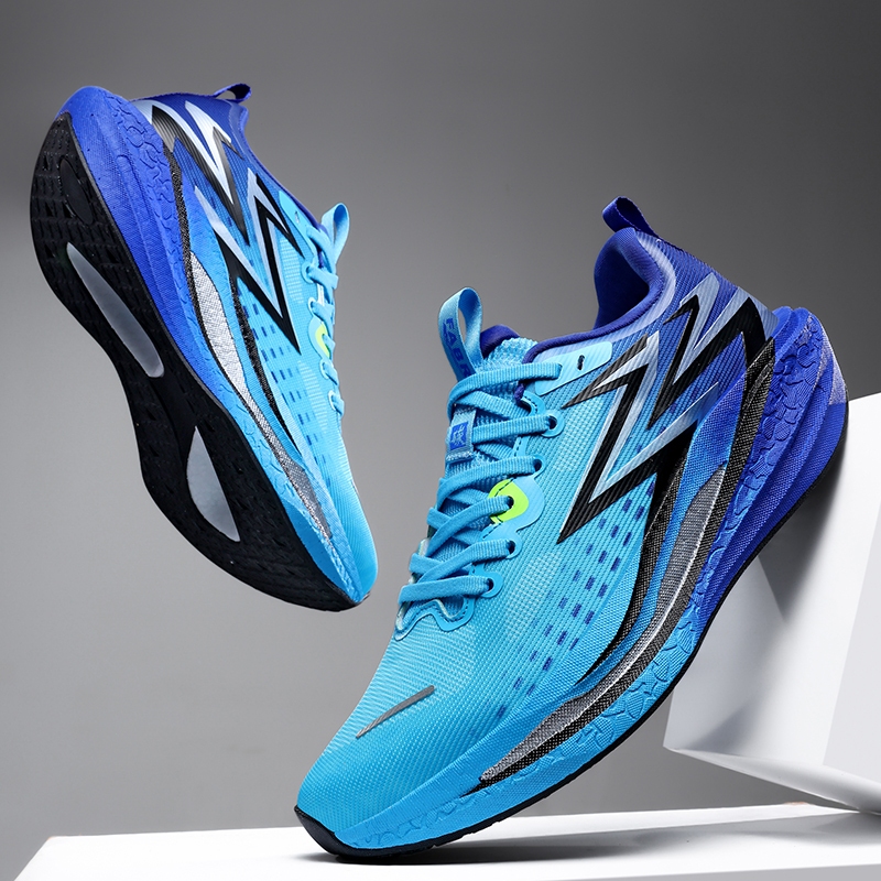 Full length carbon plate racing shoes, shock-absorbing and breathable running shoes, multi-color trendy running shoes