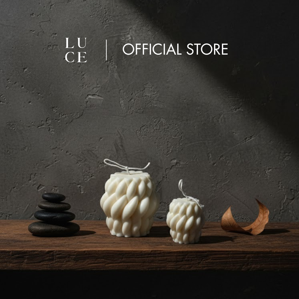 LUCE Vitea Scented Sculptural Candle | The Sculpted Candle