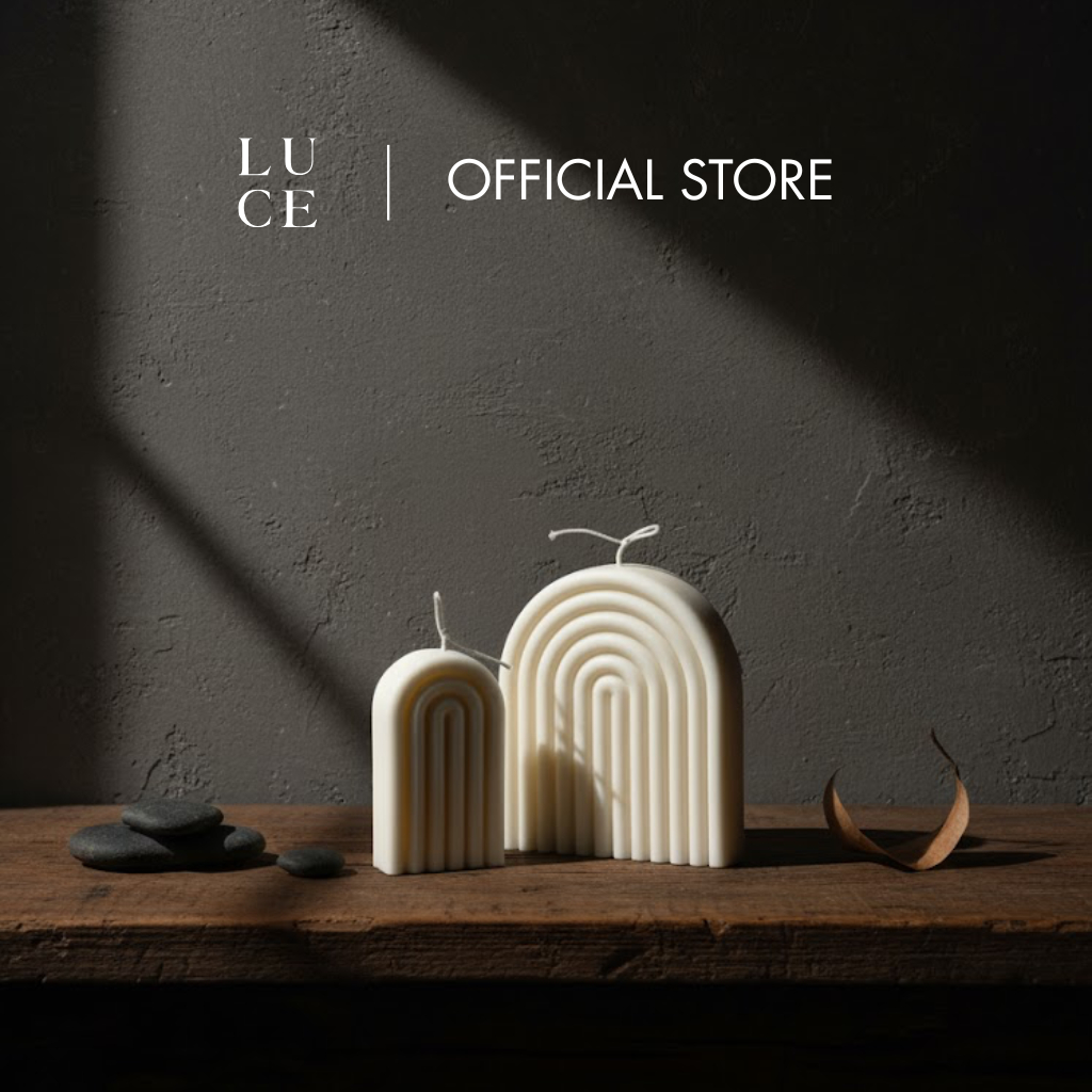 LUCE Arco Scented Sculptural Candle | The Sculpted Candle