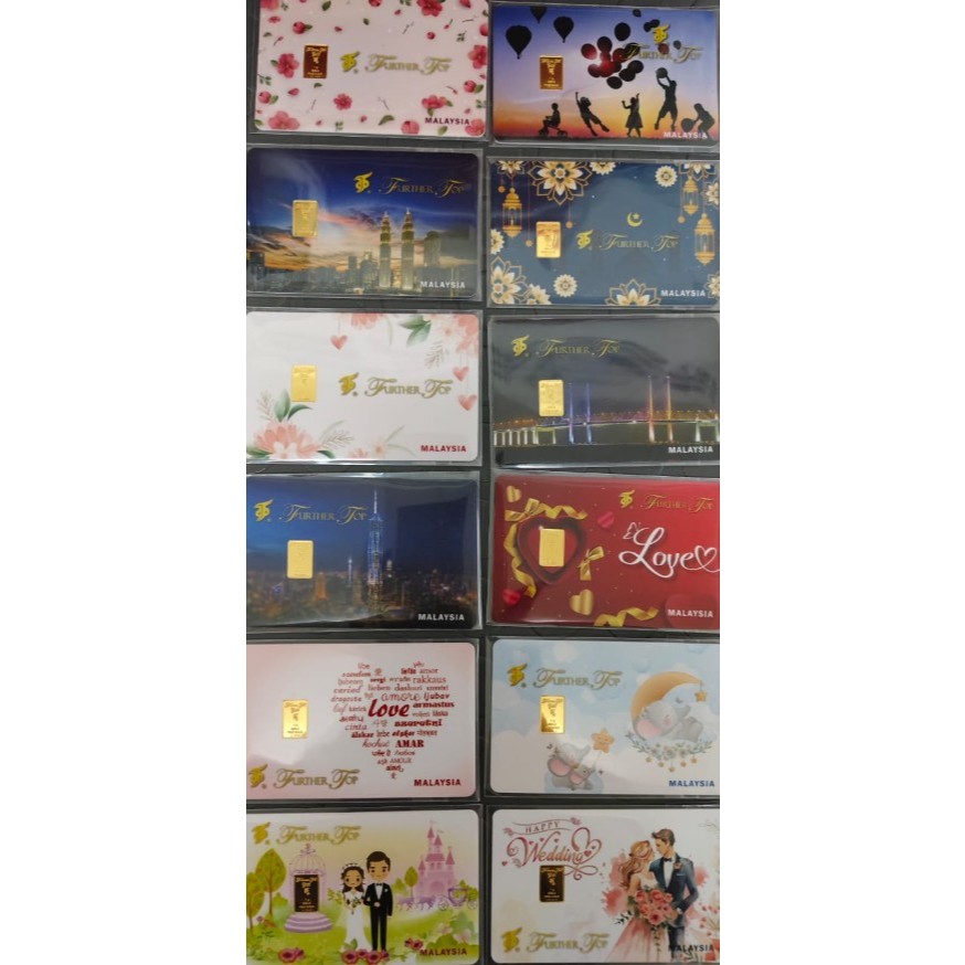 Gold Bar ( 0.5g / 1g ) 999.9  (Emas | 小金条 | 足金牌)Gift Series (EMAS 999.9/24K)