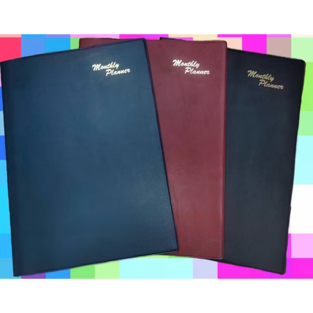 A4 PVC Cover Executive Planner / Diary with monthly calendar