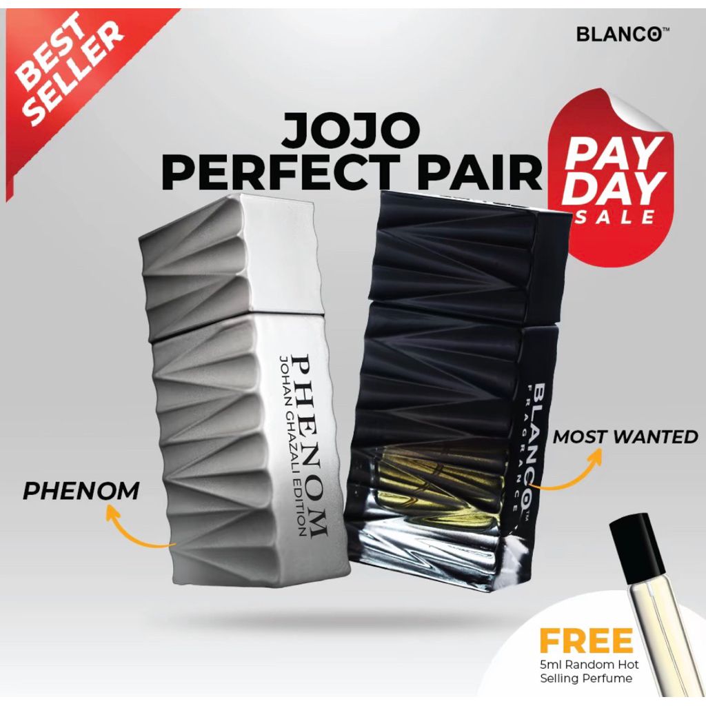 [READY STOCKS] 100% ORIGINAL BLANCO JOHAN GHAZALI JOJO SUPERSTAR PHENOM EDITION PERFECT PAIR UNISEX FRAGRANCES PERFUME