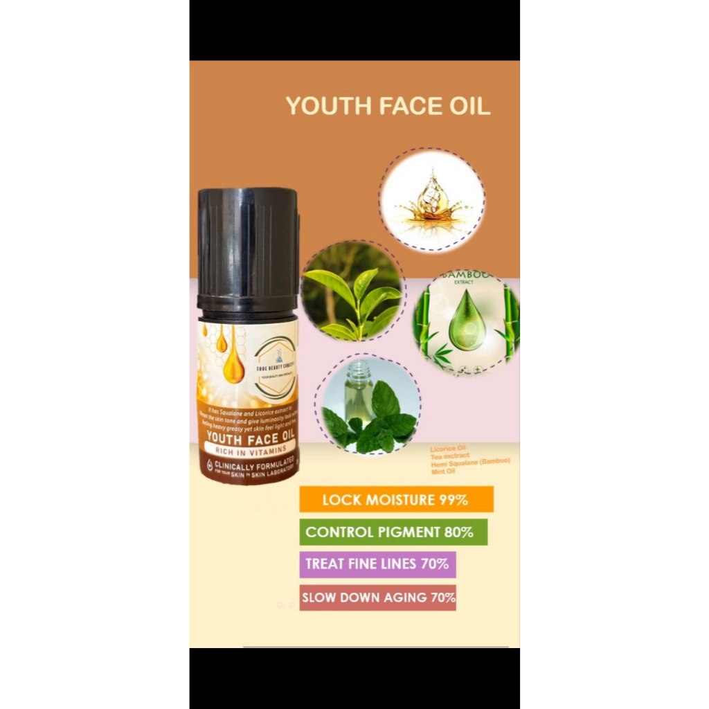 Youth face oil | Non sticky Oil Serum for dry and pigmentation skin Home Care Treatment
