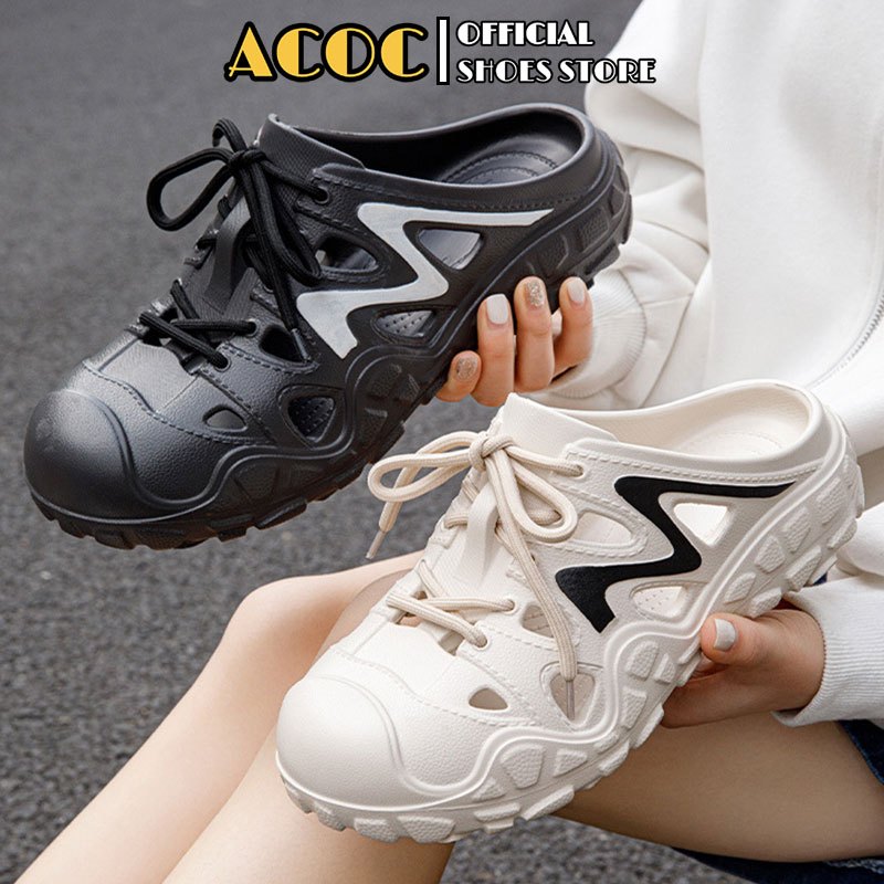 ACOC 2025 Sandal Baharu Diimport dari Korea Selatan Kasut Sukan Korea Moden Kasut Pasangan Slip On