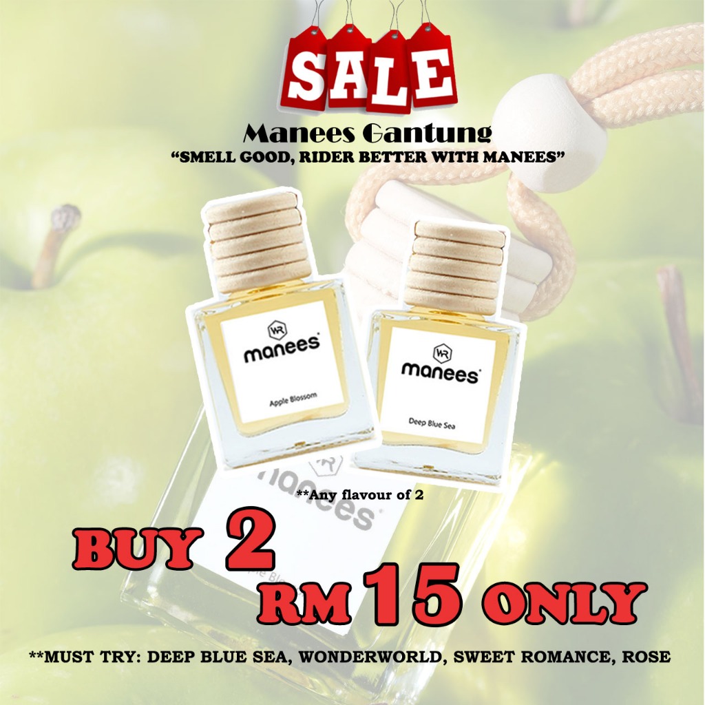 [Special Edition] Manees Gantung Premium Car Perfume 10ml