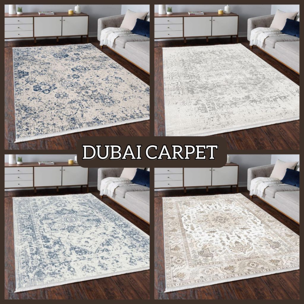 (Aster home) Dubai Carpet Premium Emboss | gebu gebaslembut | corak timbul emboss