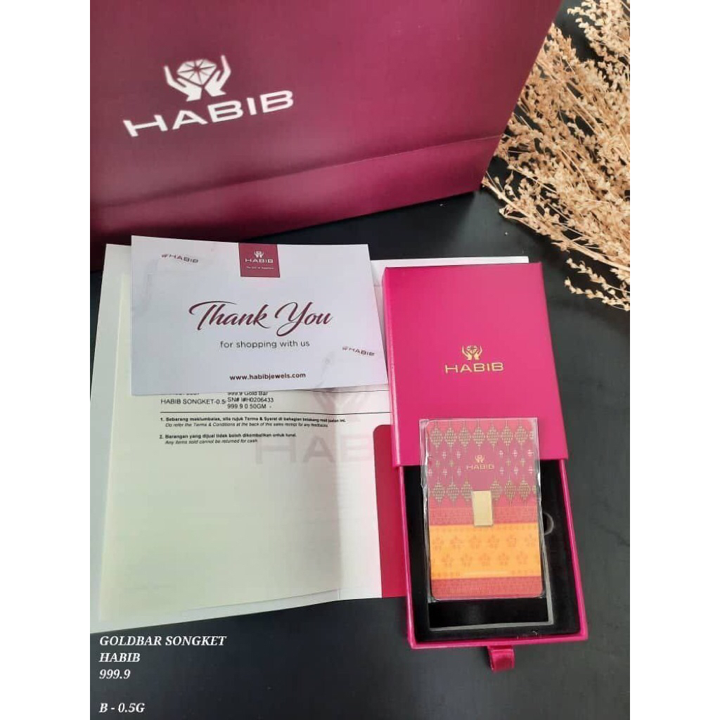 HABIB GOLDBAR EMAS 999.9 0.5g