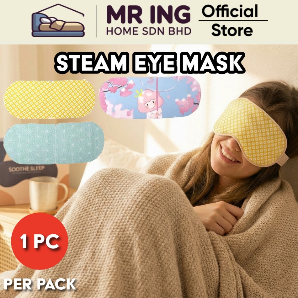 Steam Eyes Mask Self-Heating Warm Eye Patch for Relaxation & Sleep Disposable Hot Compress Eye Mask