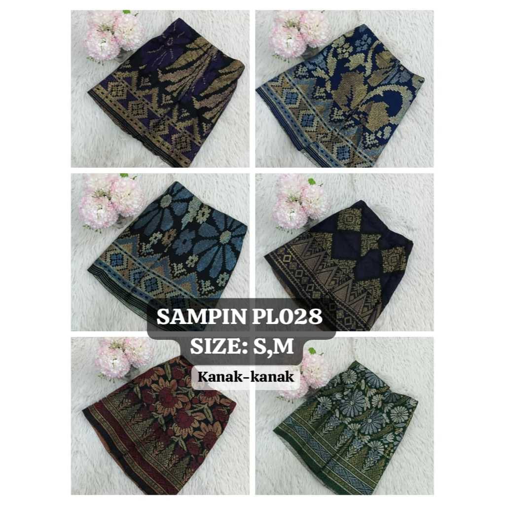 SAMPIN PL028 BUDAK SIZE:S,M EXCLUSIVE KANAK-KANAK MURAH & ROYAL CANTIK CORAK dan WARNA