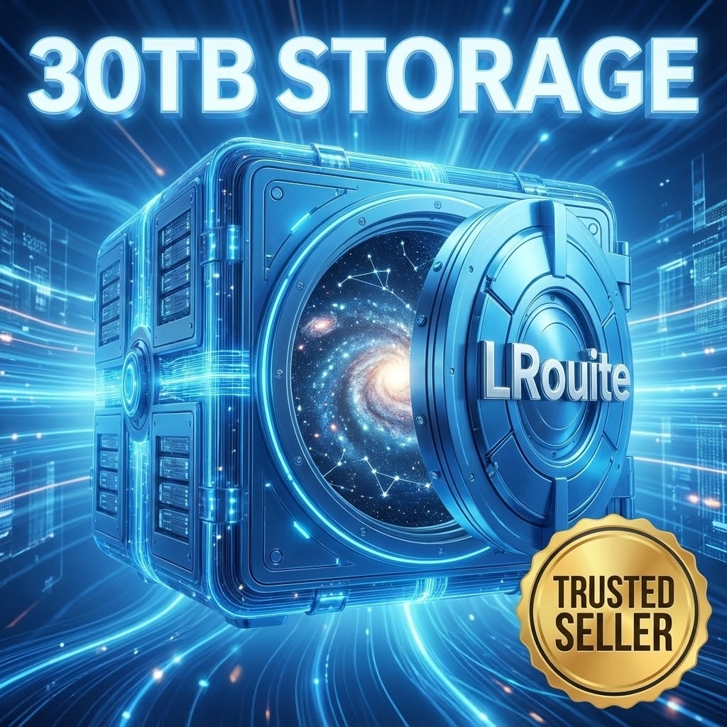 GOOGLE DRIVE 30TB (30,000GB) - Massive Cloud Storage [FREE GEMINI ULTRA] Private Account