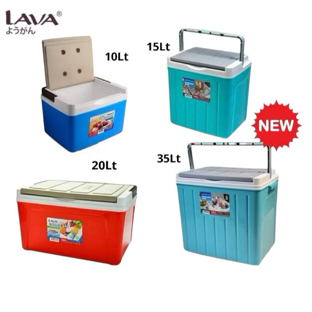 Lava Cooler Box 10L-35L / Ice Box Ice Bucket Cooler Box Picnic Box Fishing Box / Bekas Ais Tong Ais Peti Ais Baldi Ais