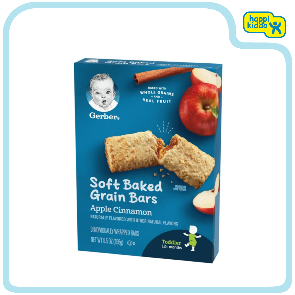 Gerber Soft Baked Grain Bars Apple Cinnamon