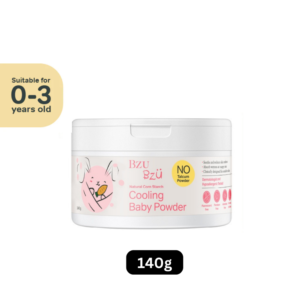 BZU BZU Cooling Baby Powder with Puff (140g)