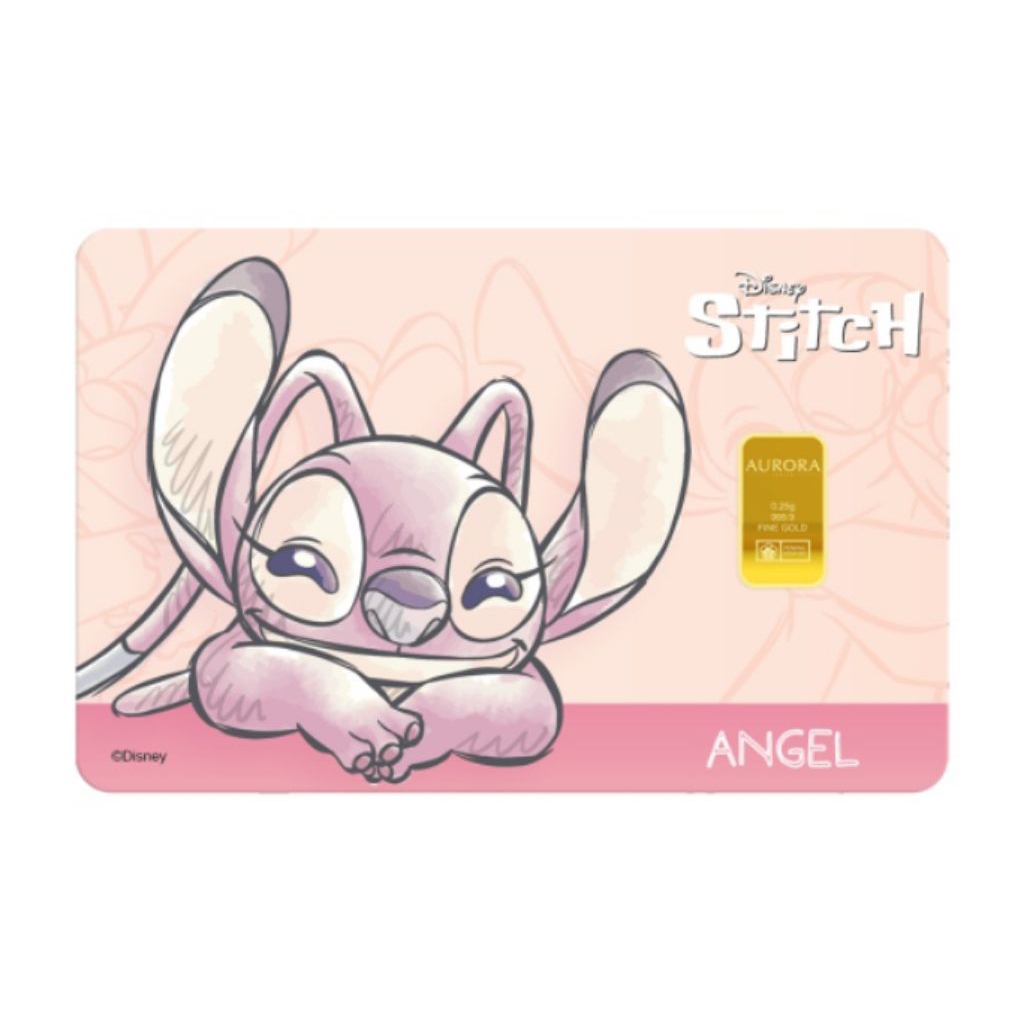 DISNEY x AURORA ITALIA Gold Bar 0.25g (Au 999.9) Limited Edition Public&hellip;