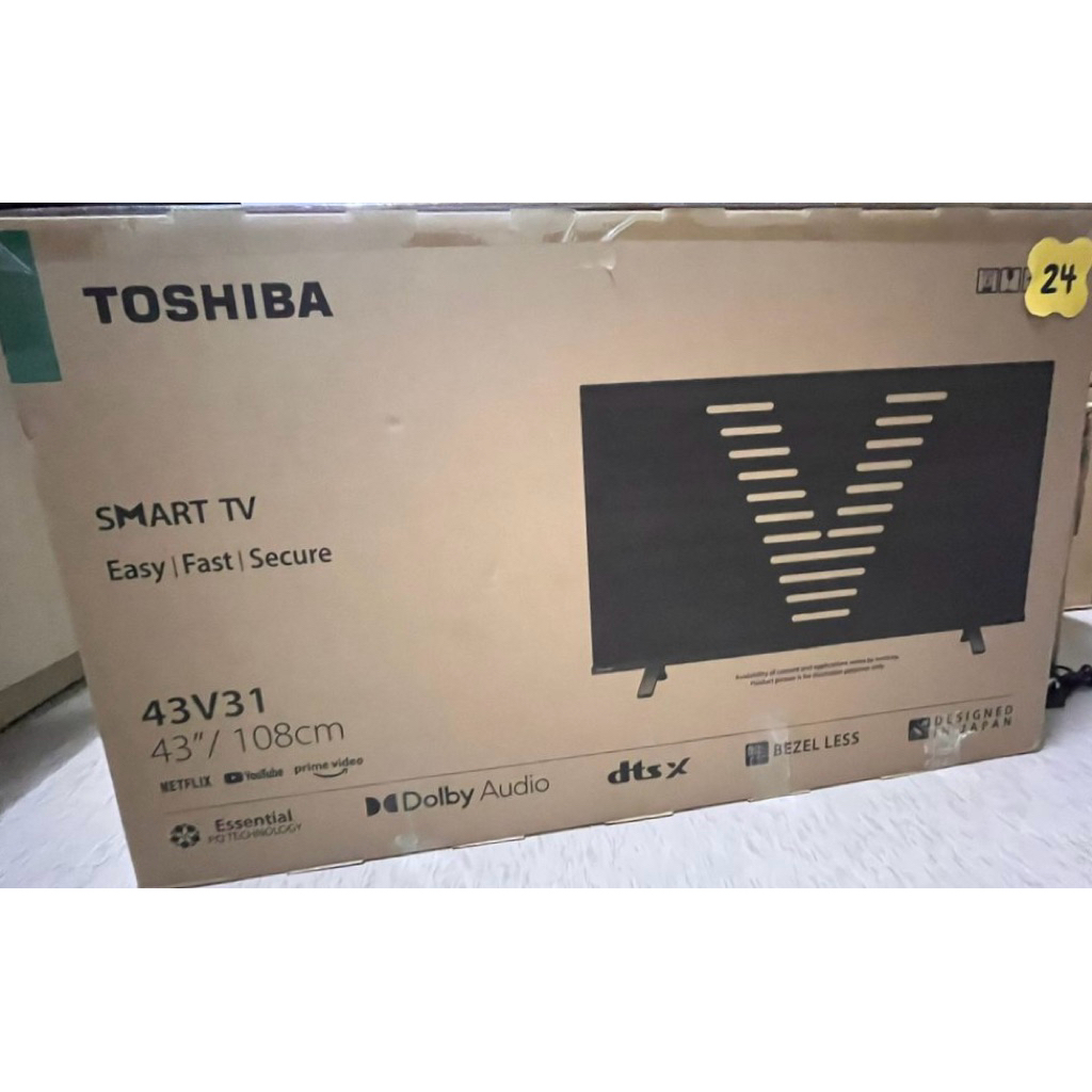 Brand New 43” Toshiba 43V31 TV
