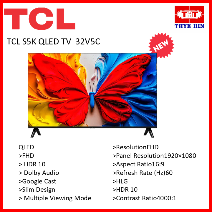 TCL S5K QLED TV 50S5K