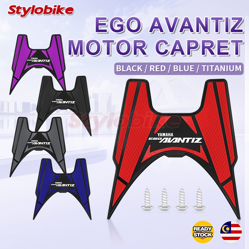 Yamaha Ego Avantiz Carpet Floor Foot Karpet Alas Kaki Footrest Rubber Pemijak Kaki Getah Lapil Kaki Red Blue Grey Black