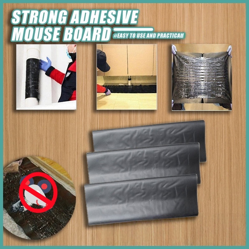 [120 X 28cm] Perangkap Tikus Mouse Trap Sticky Rat Glue Trap Strong Mouse Catch Stickers Pelekat Tikus 粘鼠毯强力抓老鼠贴