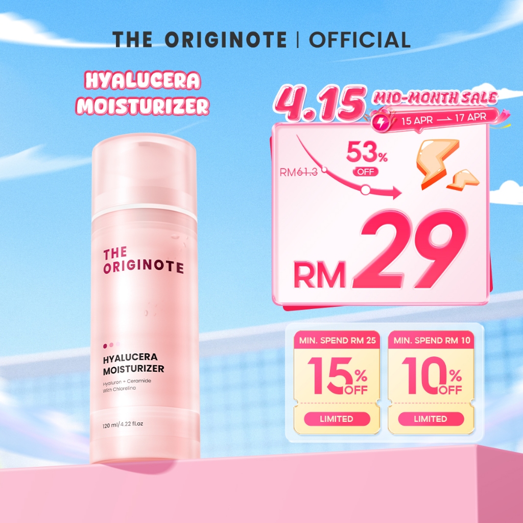 The Originote Hyalucera Moisturizer Day & Night Cream Repair Skin Barrier Hydrating Oil-Control Soothing Gel 120ml Big