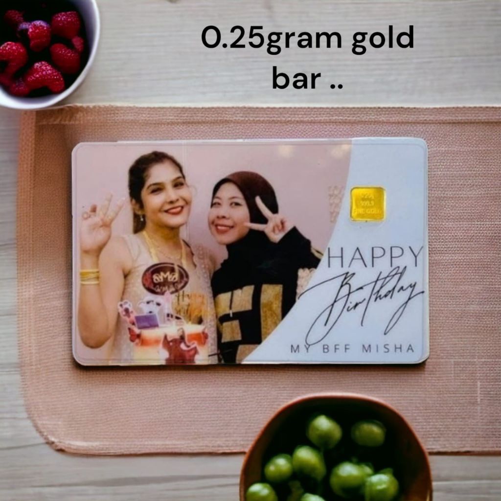 ANGGERIK GOLDBAR 0.25gram Custom Goldbar 999.9❗❗ POS 24JAM❗❗