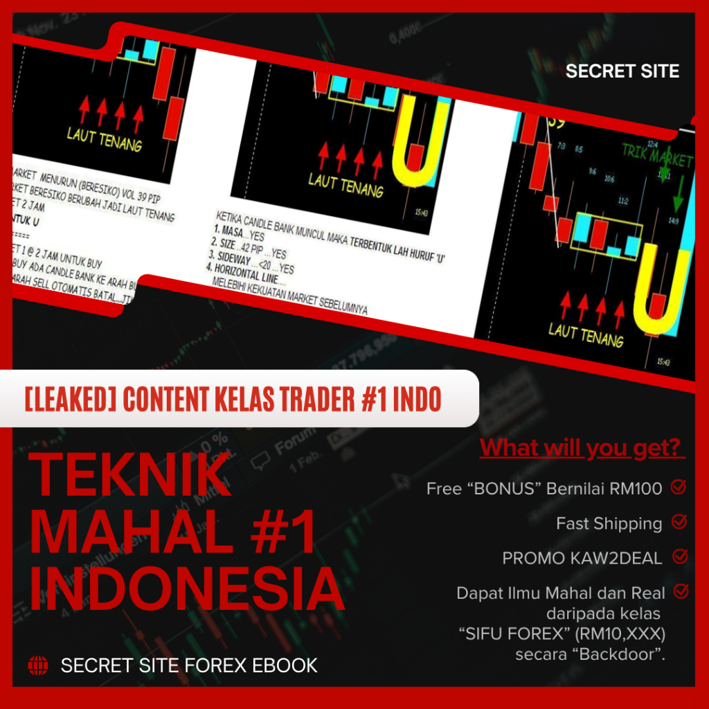 FOREX eBOOK [INDON] || MURAH || LEGIT || PROVEN - MATERI TBS TEKNIK MAHAL NOMBOR 1 INDONESIA