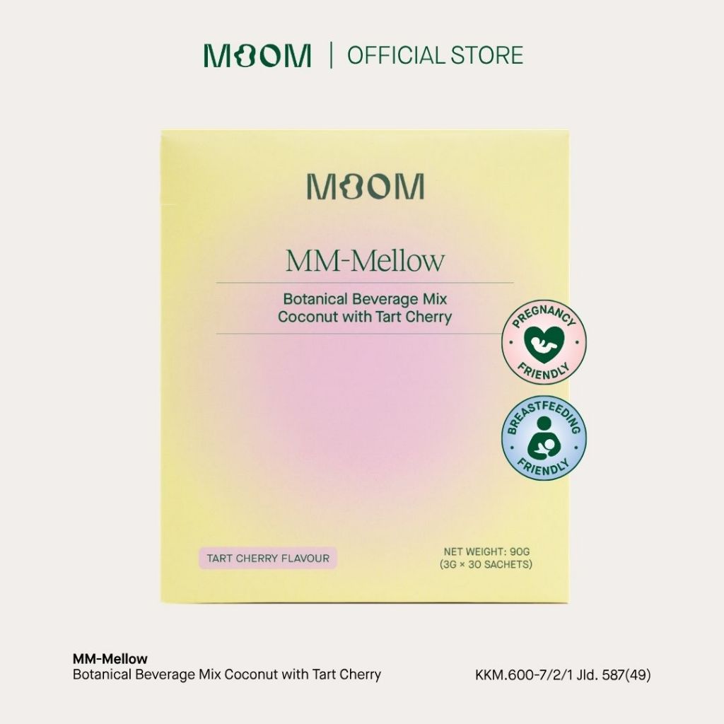 Moom Health™ Mellow-Mag, MM-Mellow | Magnesium for Stress, Sleep, Muscle Recovery, & PMS (30s)