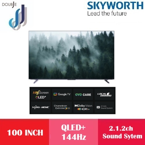 SKYWORTH 100″ SUE8600 QLED+ Infinity Screen UHD TV 100SUE8600