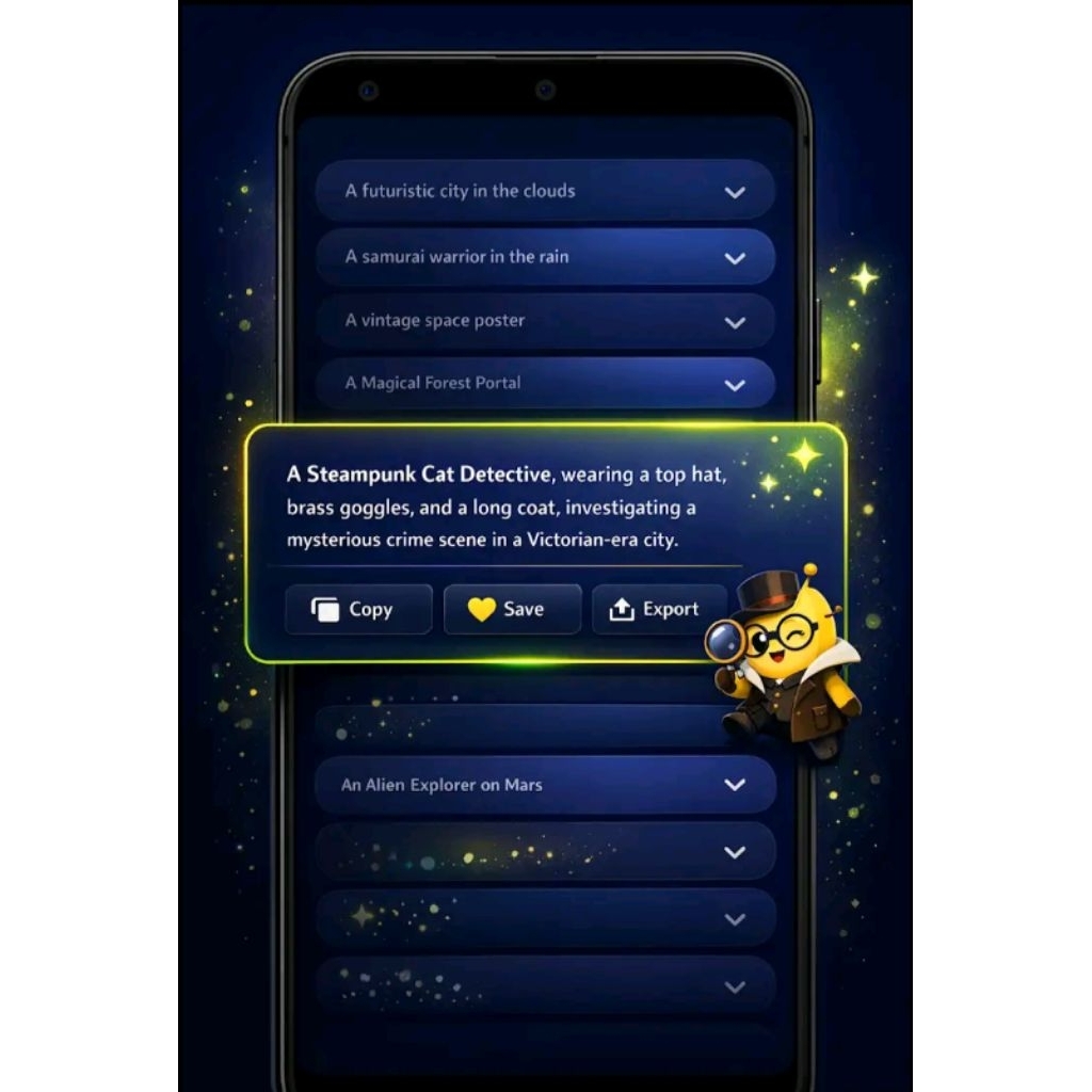 Nano Banana Prompts Library | AI Image Prompts, Photo Editing Prompts, and Image Generator Prompts | App for Android