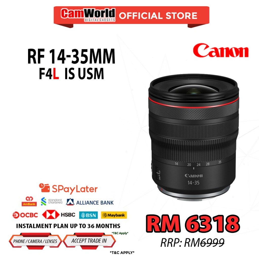 Canon  RF 14-35mm F4L IS USM CANON MALAYSIA