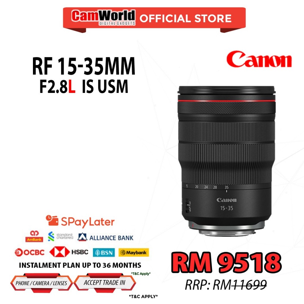 CANON RF 15-35mm F2.8L IS USM CANON MALAYSIA