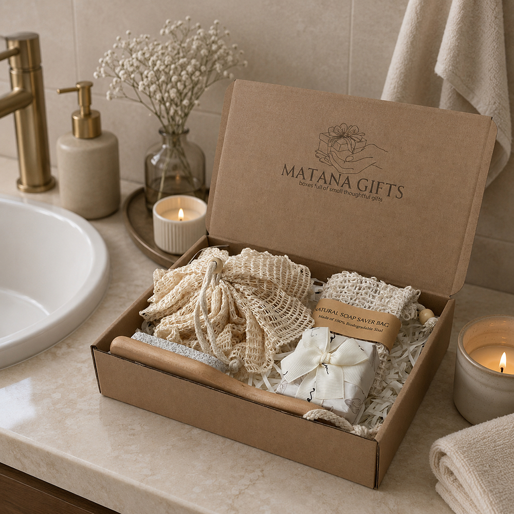 Eco-Friendly Sustainable Gift for Spa Day at Home Thank You Gift Birthday Gift Set Mandian Wanita