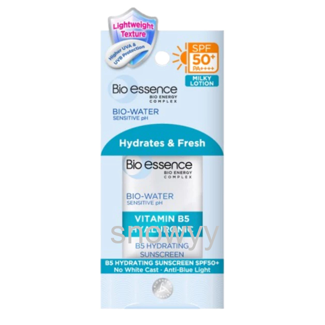 Bio Essence Bio Water Sensitive pH Hydrates & Fresh B5 Hydrating Sunscreen SPF50+ PA++++ 40ml