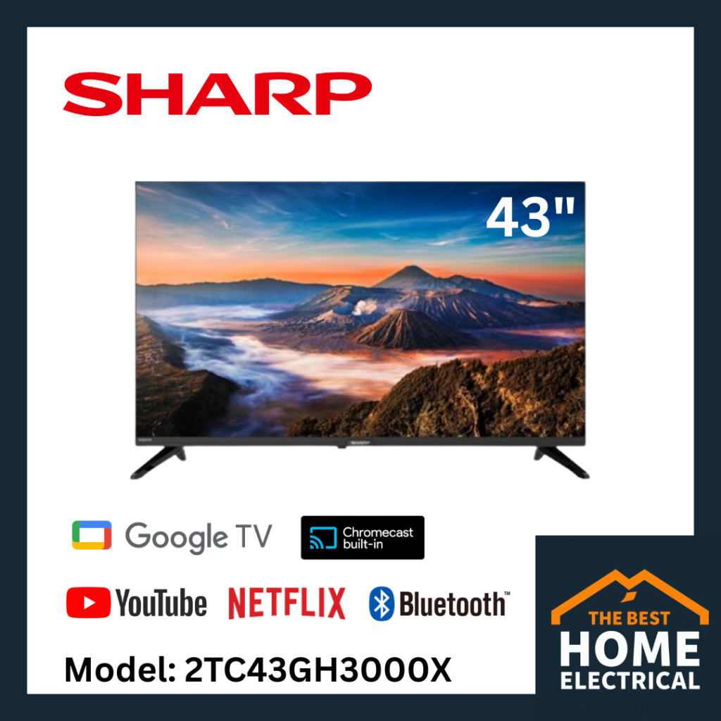 Sharp AQUOS Full HD Google/Basic TV 32" [GH3000 Series & GC1000 Series] | 43" [GH300 Series]