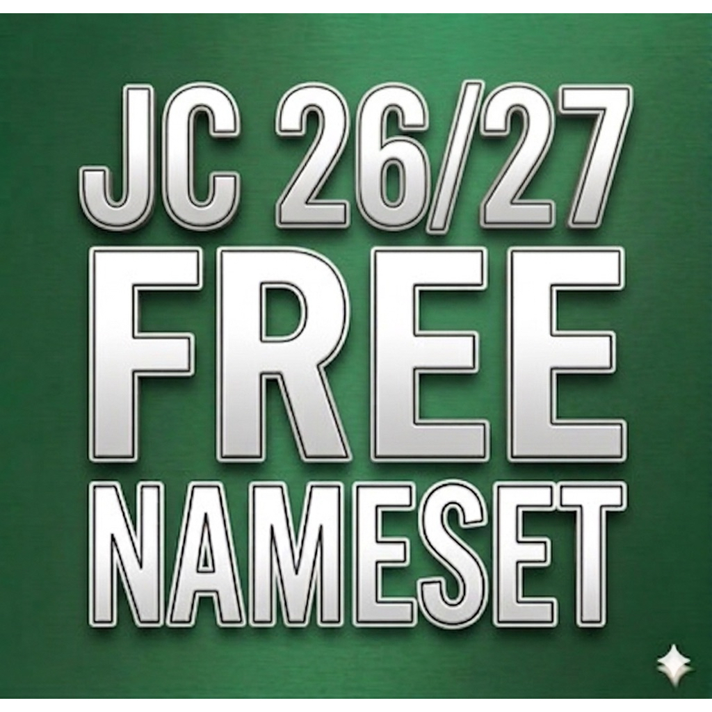 NEW 26/27!! CUSTOM FREE NAMESET FANS PLAYER ISSUE JERSEY