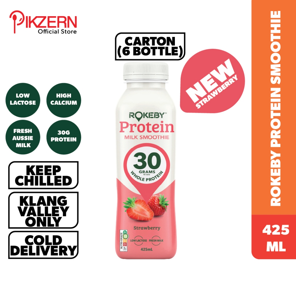 PIKZERN - ROKEBY PROTEIN SMOOTHIE (425ml x 6 in Carton) [KLANG VALLEY DELIVERY ONLY]
