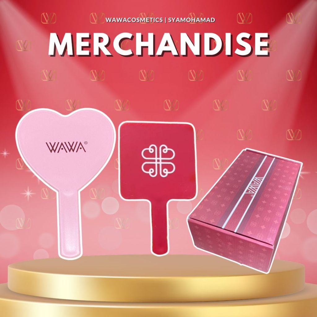 WAWA MERCHANDISE Hand Mirror Headband Curler Beauty Blender