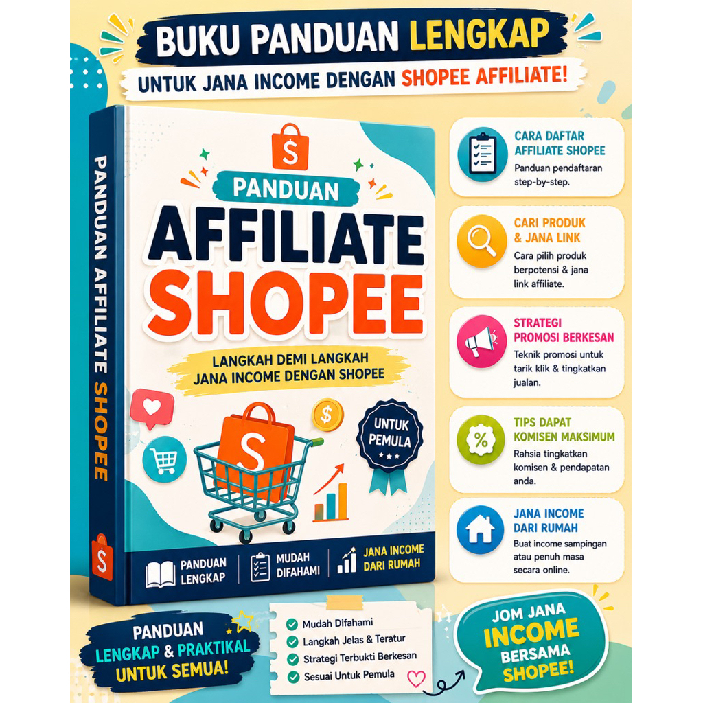 EBOOK PANDUAN ASAS SHOPEE AFFILIATE