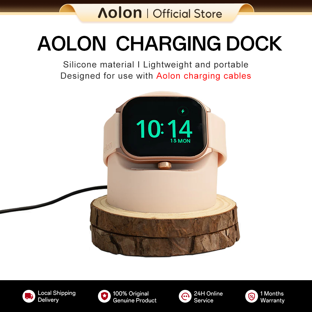 Aolon Smart Watch Original Charging cable and Silicone Charging Dock Smartwatch