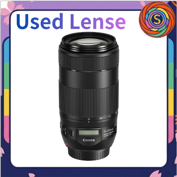 【Secondhand】Canon EF 70-300mm F4-5.6 IS II USM Telephoto Zoom Lens Canon EF Mount Full Frame DSLR used pre-loved