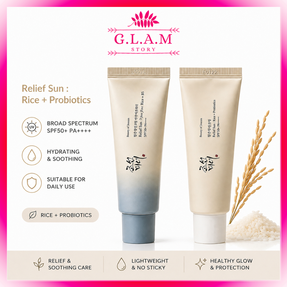 BEAUTY OF JOSEON Relief Sun : Rice + Probiotics / Aqua-Fresh Rice + B5
