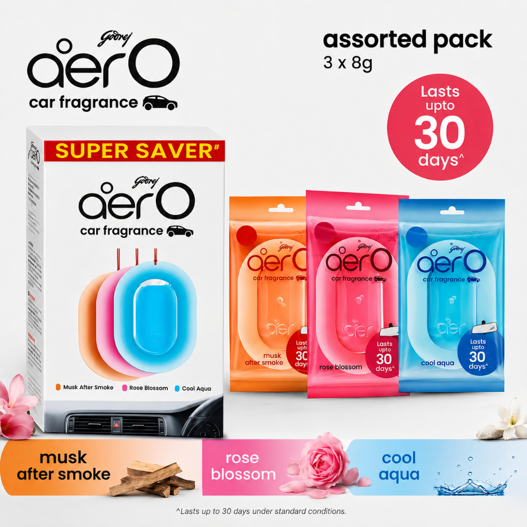 Godrej Aer O Car Fragrance - 30 Days Freshness