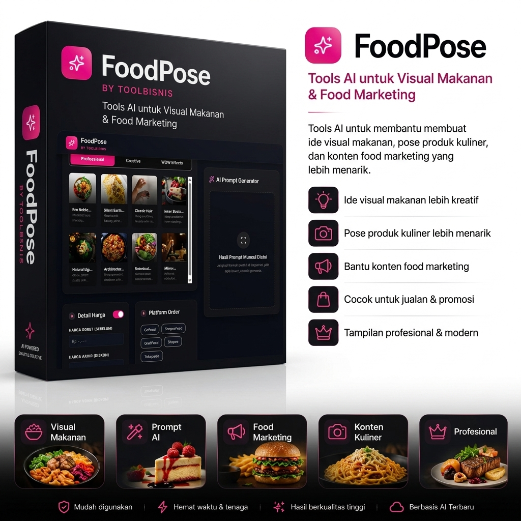 FoodPose AI Marketing Tool for Culinary Visuals and Food Product Posing Without Prompt