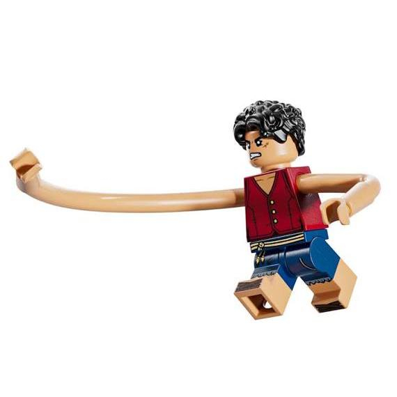 LEGO OP012 One Piece 75638 : Monkey D. Luffy - Stretched Arms, Open Mouth Grin Minifigure