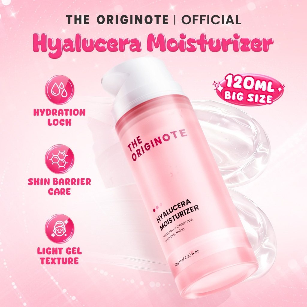 The Originote Hyalucera Moisturizer Day & Night Cream Repair Skin Barrier Hydrating Oil-Control Soothing Gel 120ml Big