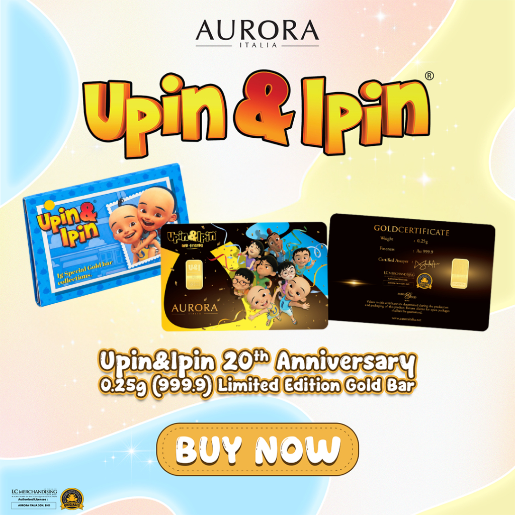[NEW LAUNCH] UPIN & IPIN x AURORA ITALIA (0.25g) 999.9 Upin &&hellip;