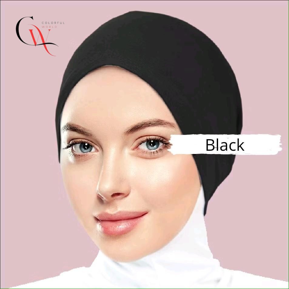 Anak tudung inner warda cotton scarf tudung snowcap inner cap