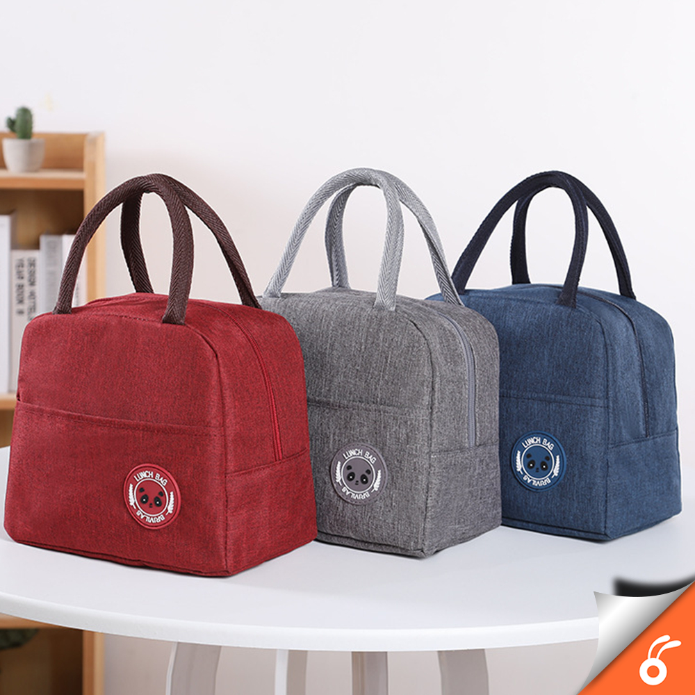 6280 HOLLIS Beg Makan Tengah Hari Kartun Beg Sejuk Mudah Alih Beg Bekas Makanan Beg Simpanan Pelajar Budak Kanak-Kanak