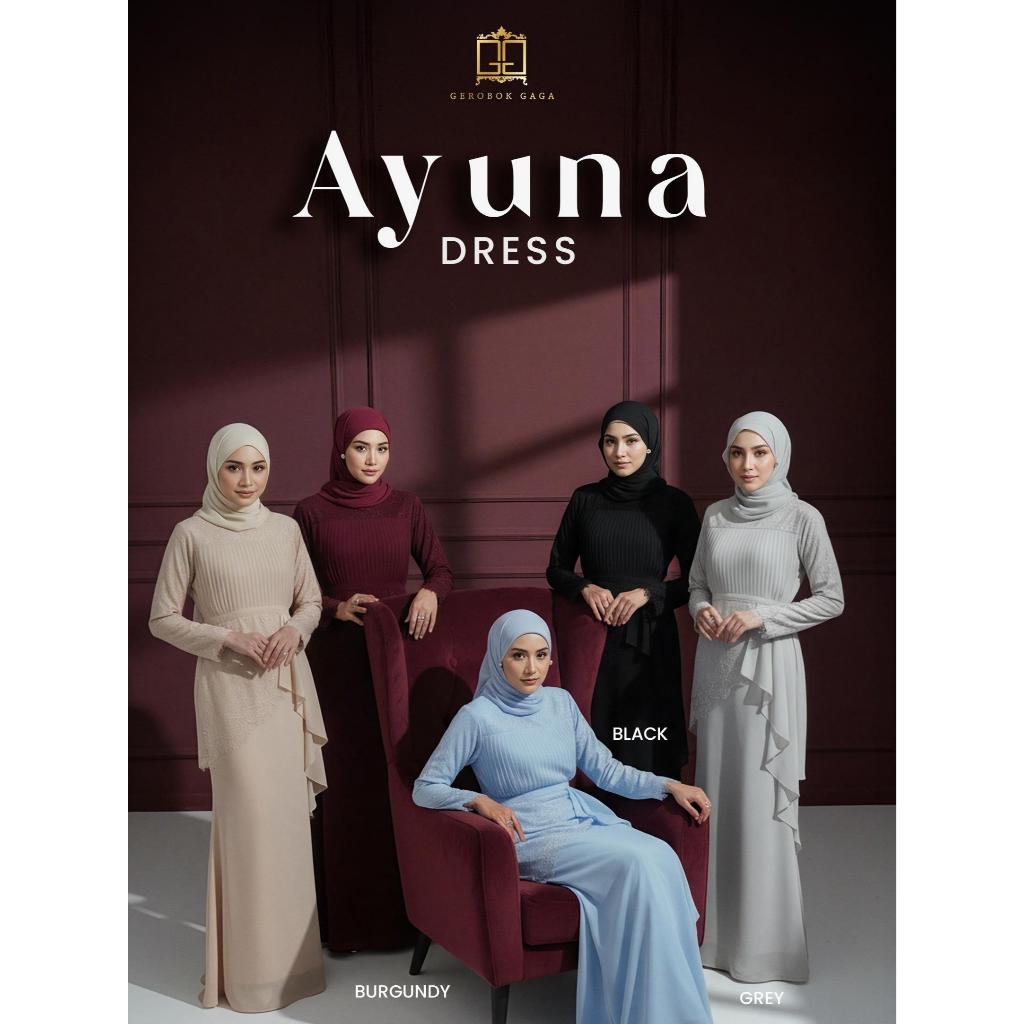 Dress Ayuna By GEROBOK GAGA Chiffon Series S-XL